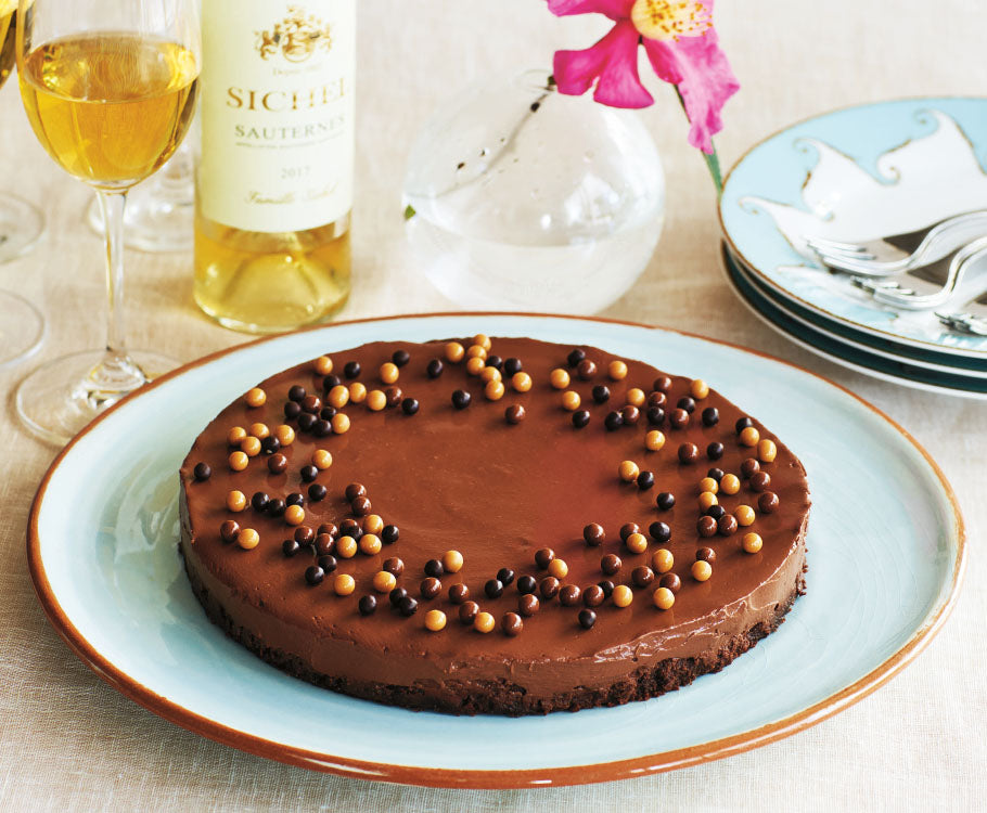 Reverse Chocolate Cream Crumble Tart &ndash; Sabato