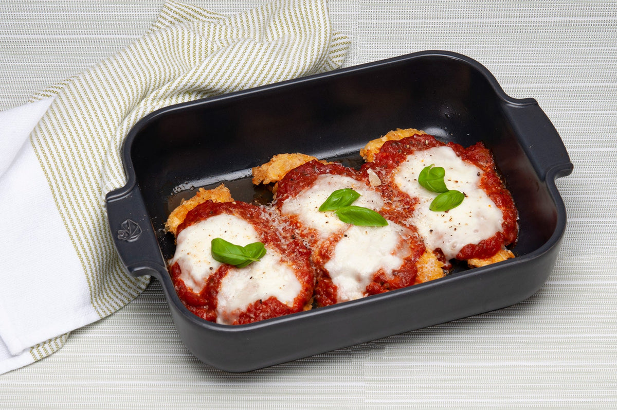 Chicken Parmigiana with a Truffle Chip Crumb – Sabato