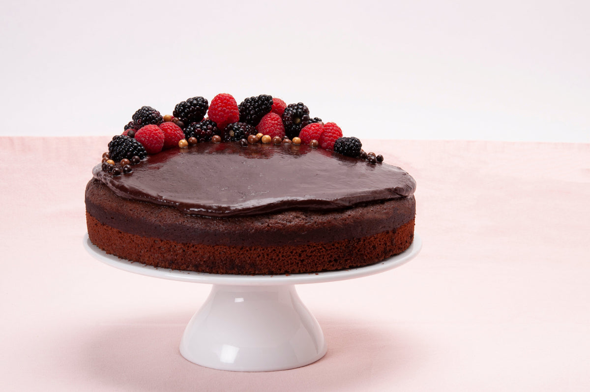 Valrhona Chocolate Cake with Ganache Sabato