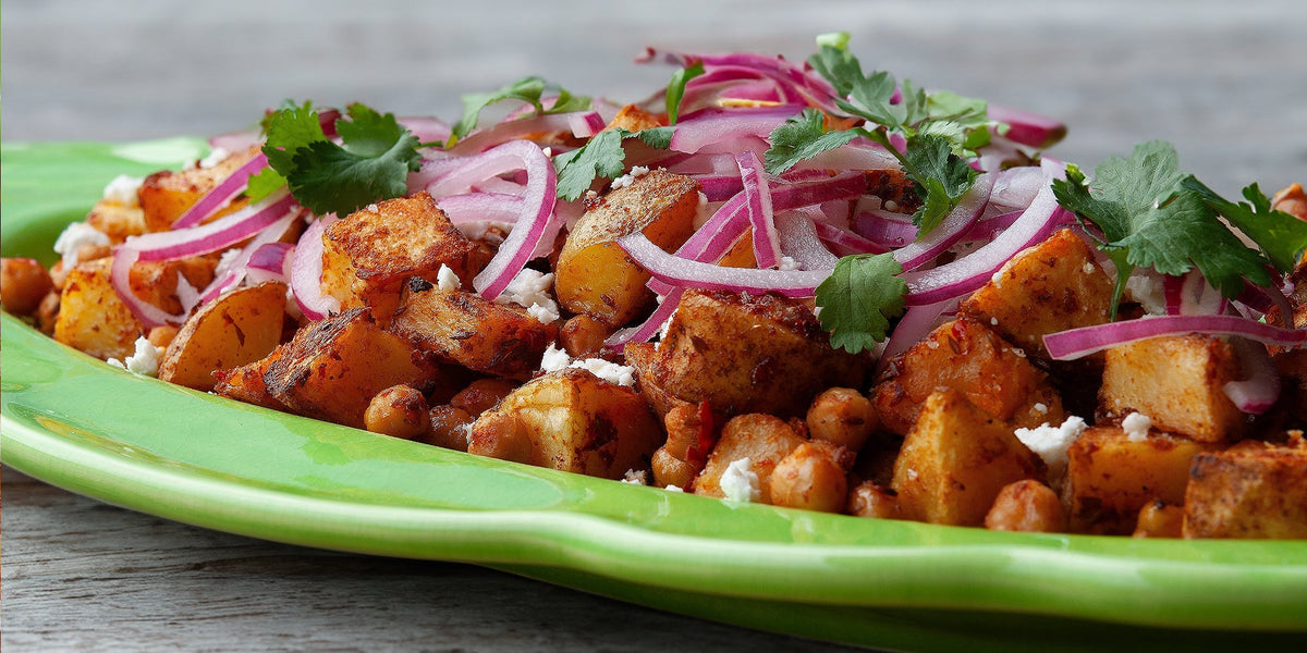 Harissa-roasted Chickpeas and Potatoes  – Sabato