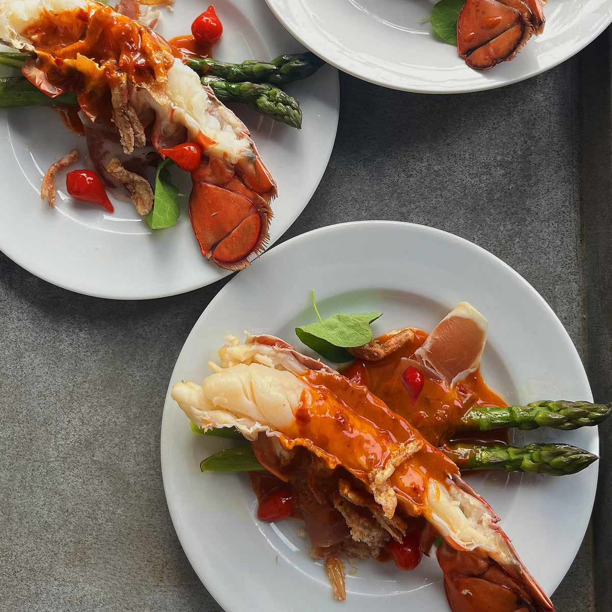 Crayfish Salad with Asparagus &ndash; Sabato