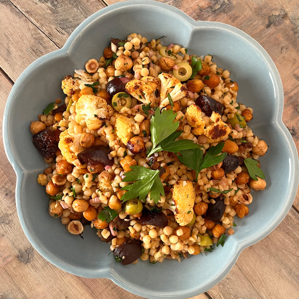 Roasted Chickpea, Cauliflower and Fregola Salad – Sabato