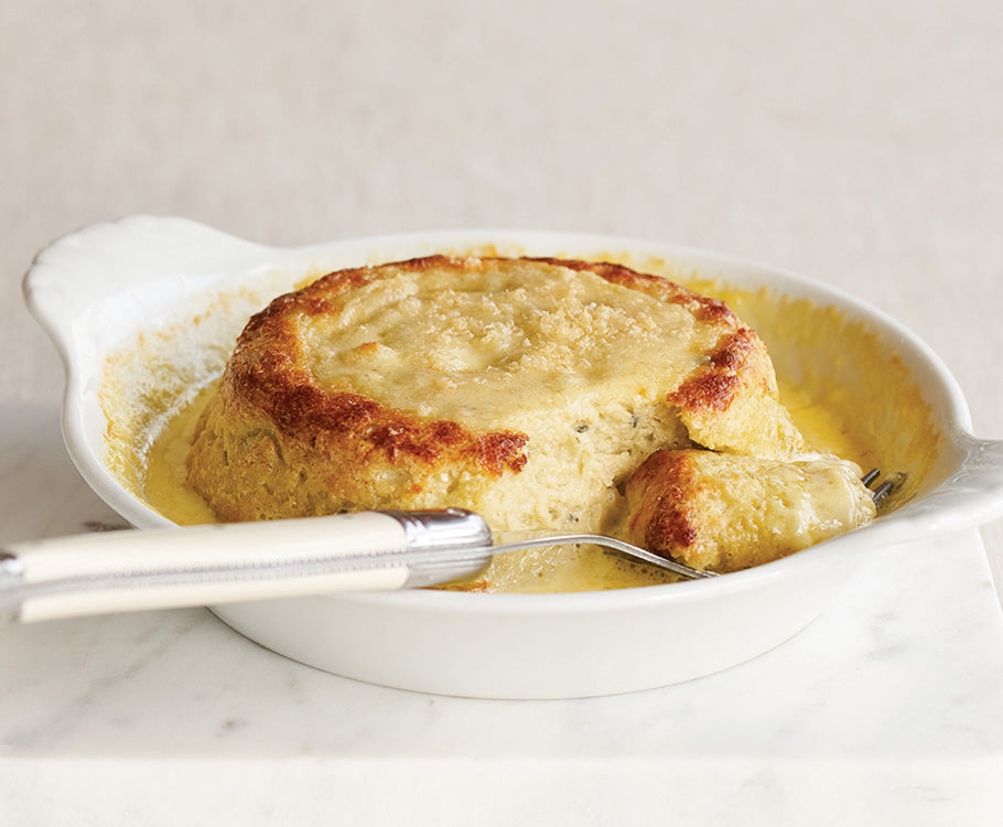 Twice-Baked Blue Cheese Soufflés – Sabato