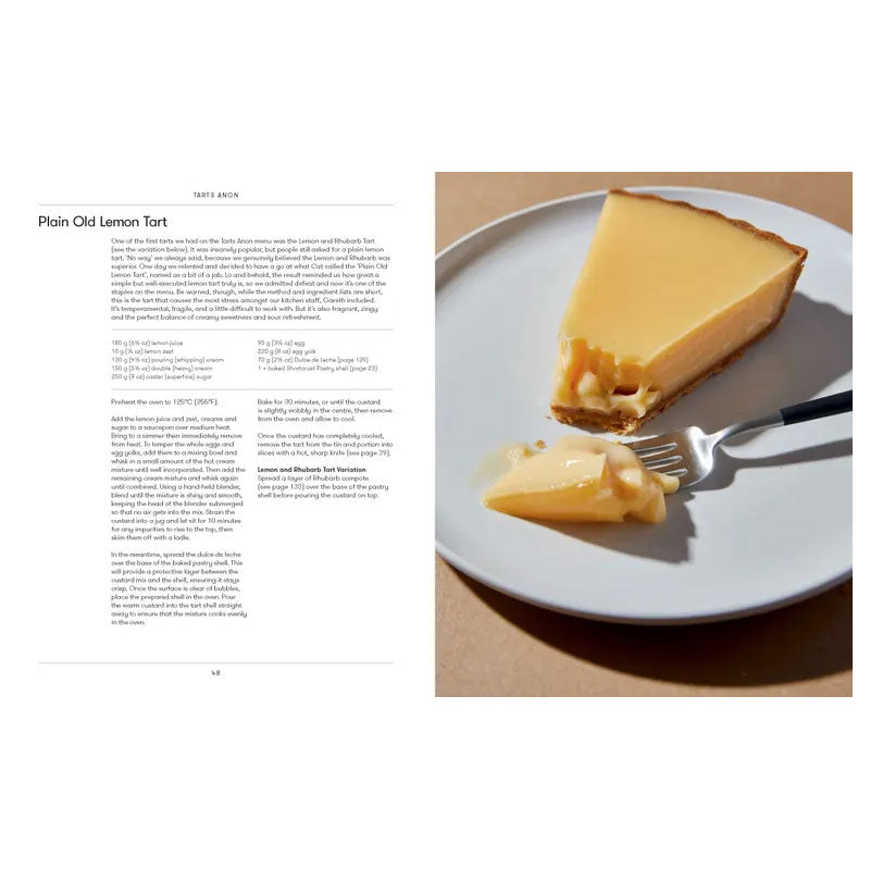 Tarta Anon Recipe Book by Gareth Whitton & Catherine Way | New Zealand Delivery | Sabato Auckland