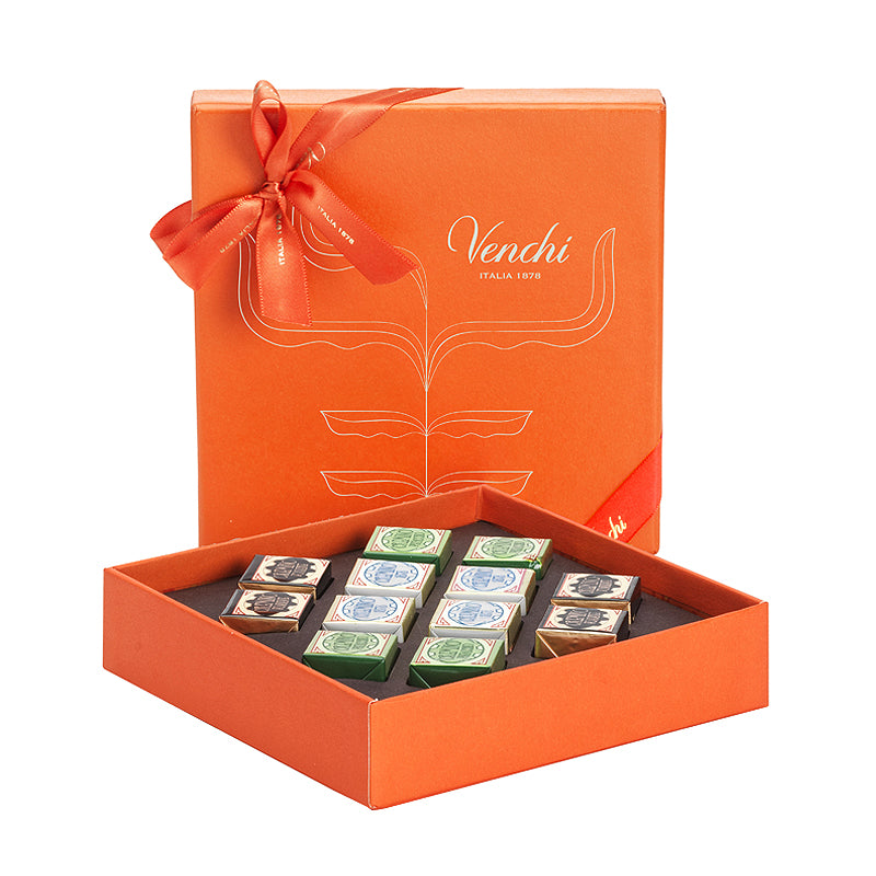 Venchi Cremino Selection Square Gift Box 127g | Italian Chocolate & Confectionery | New Zealand Delivery | Sabato Auckland
