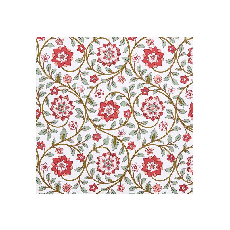 Bungalow Denmark Cocktail Napkins ~ Roja Scarlet - Pack of 50 | Paper Cocktail Napkins | Sabato, New Zealand