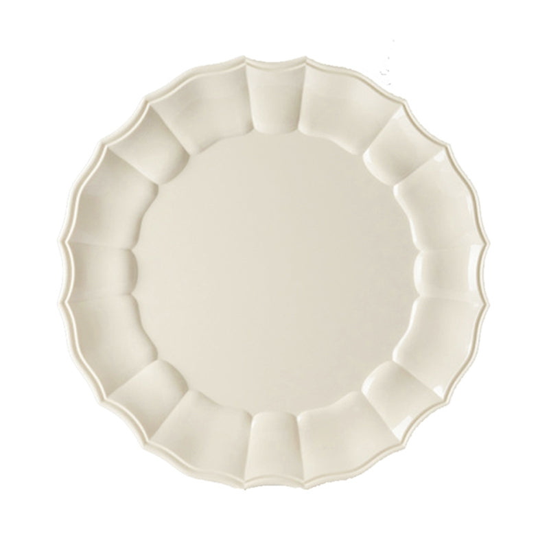 Marioluca Giusti Eva Luncheon Plate ~ Ivory | Melamine Dinnerware | New Zealand Shipping | Sabato Auckland