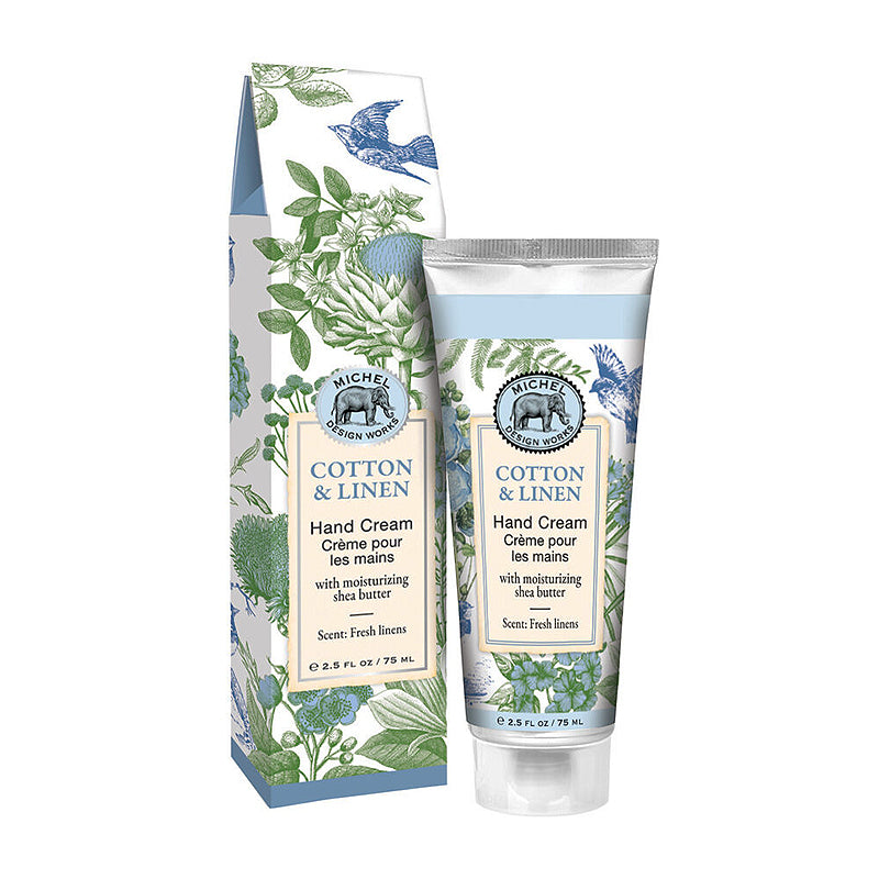 Michel Design Works Hand Cream ~ Cotton & Linen 75ml | New Zealand Delivery | Sabato Auckland