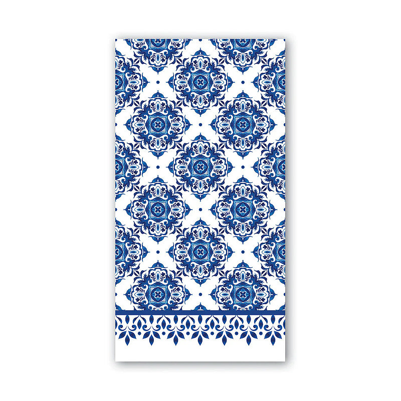 Michel Design Works Hostess Napkins ~ Indigo Seas | New Zealand Delivery | Sabato Auckland