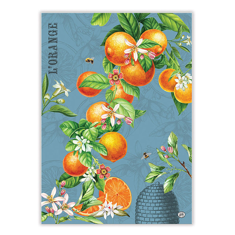 Michel Design Works Tea Towel ~ L'Orange | New Zealand Delivery | Sabato Auckland