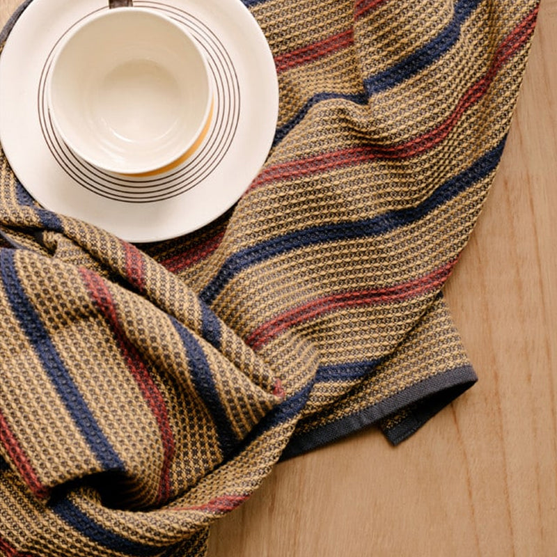 Mungo Waffle Weave Tea Towel ~ Ochre | New Zealand Delivery | Sabato Auckland