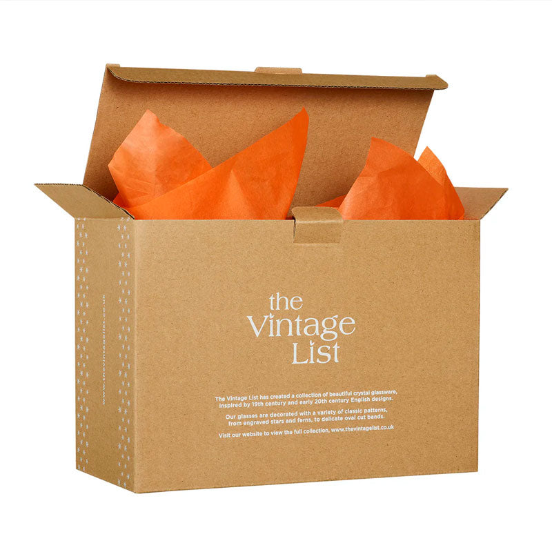 The Vintage List Crystal Whisky Glasses ~ Lens