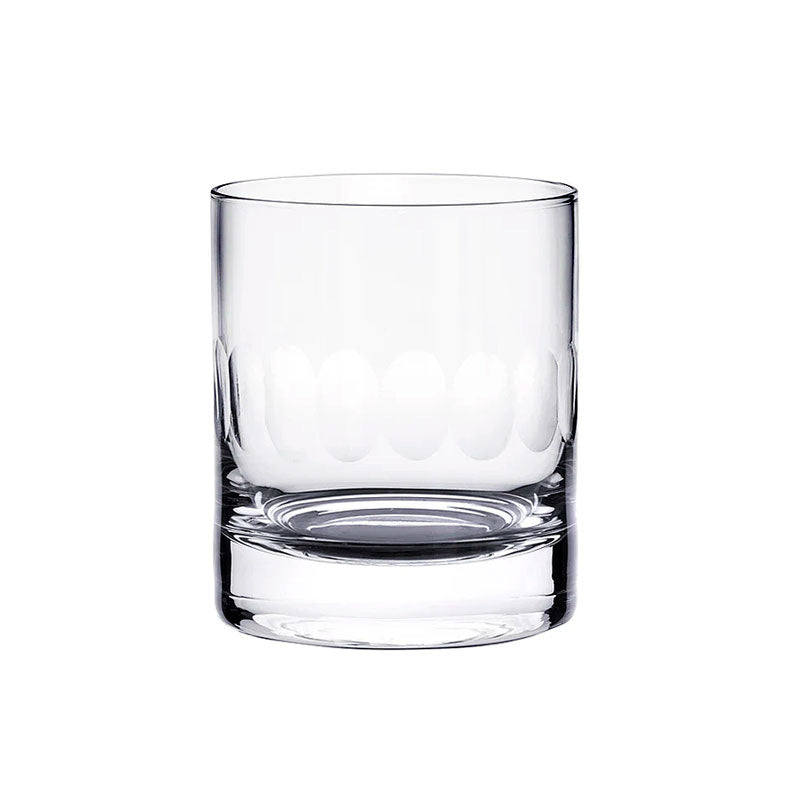 The Vintage List Crystal Whisky Glasses ~ Lens