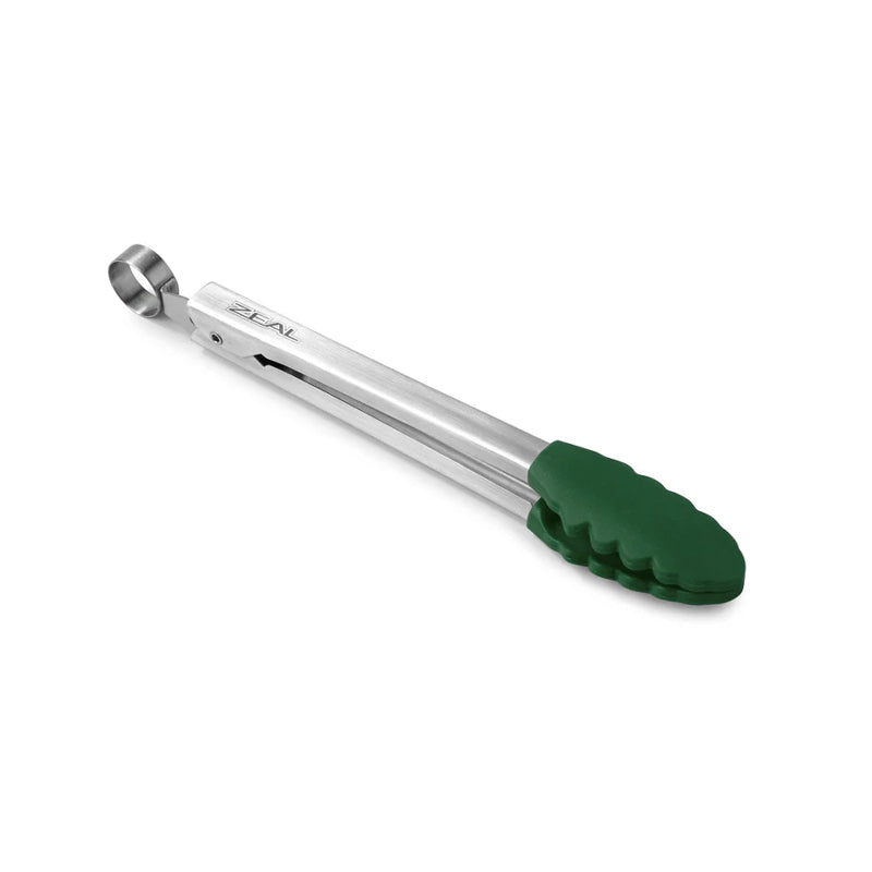 Zeal Silicone Tongs ~ Small - Forest Green | New Zealand Delivery | Sabato Auckland