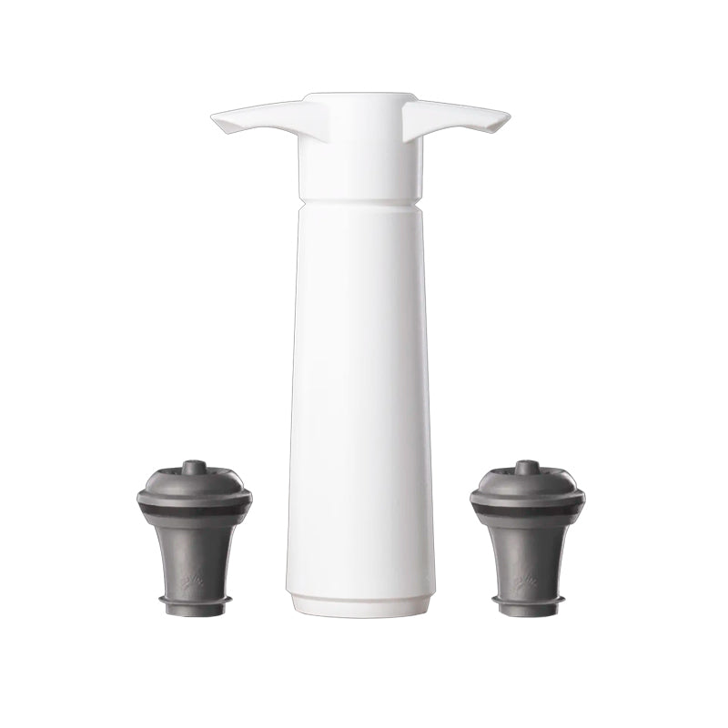 Vacu Vin Wine Saver & 2 Stoppers White | New Zealand Dleivery | Sabato Auckland