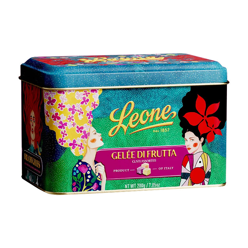 Leone Fruit Jellies in Hülya Özdemir Tin 200g | New Zealand delivery | Sabato Auckland