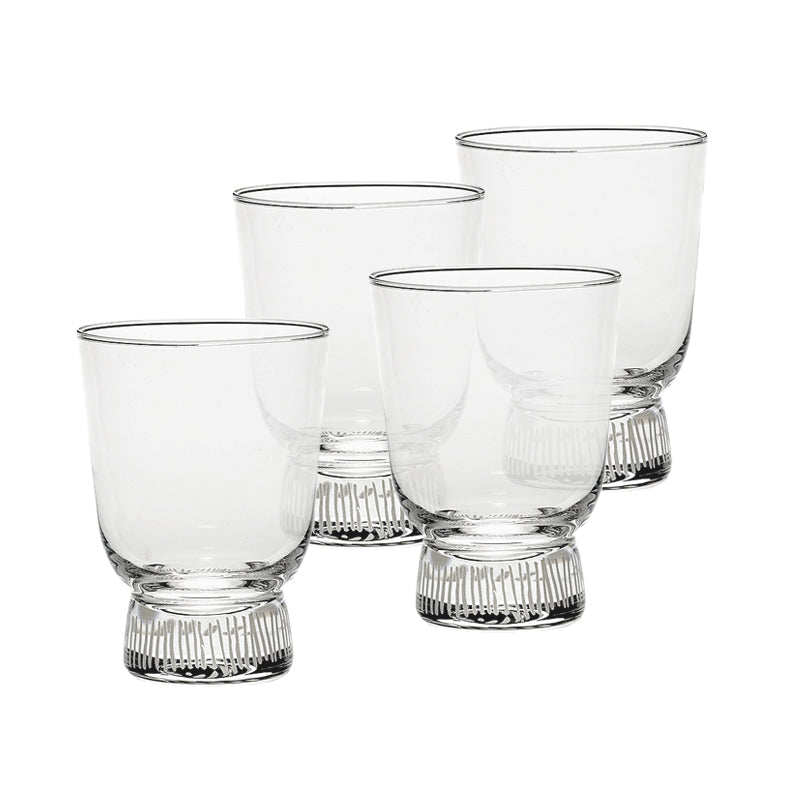 Ottolenghi Feast Glasses ~ Stripes Set of 4 | New Zealand Delivery | Sabato Auckland