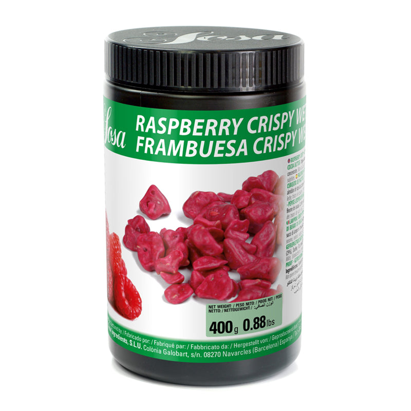 Sosa Raspberry Crispy Wet-Proof 400g | New Zealand Distribution | Sabato Auckland