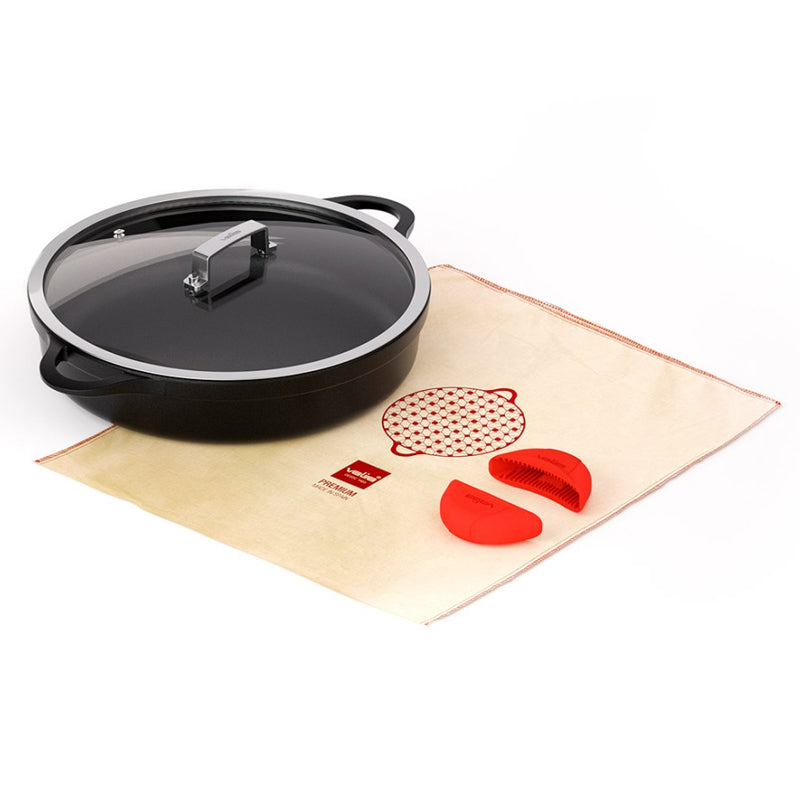 Valira Shallow Casserole with Lid 32cm | New Zealand Delivery | Sabato Auckland