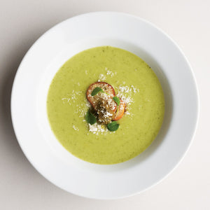 Load image into Gallery viewer, Sabato Courgette &amp; Grana Padano Soup | Ready to Heat Soup | Sabato Auckland
