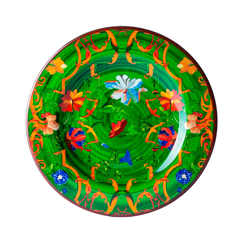 Marioluca Giusti Pancale Luncheon Plate Green | Shop Online | New Zealand Delivery | Sabato Auckland