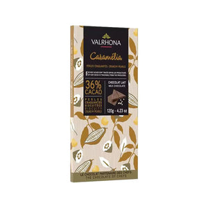 Valrhona Caramelia Crunchy Pearls Chocolate Tablet