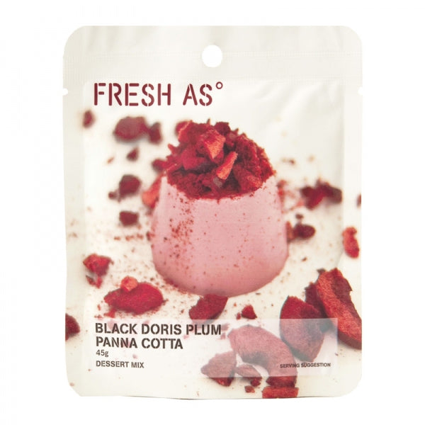 Fresh As Plum Panna Cotta