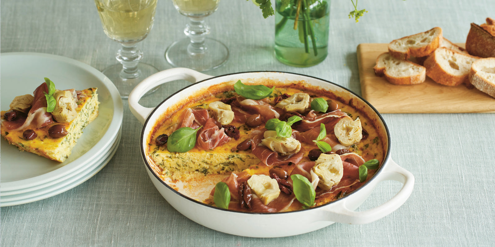 Antipasto Polenta Frittata