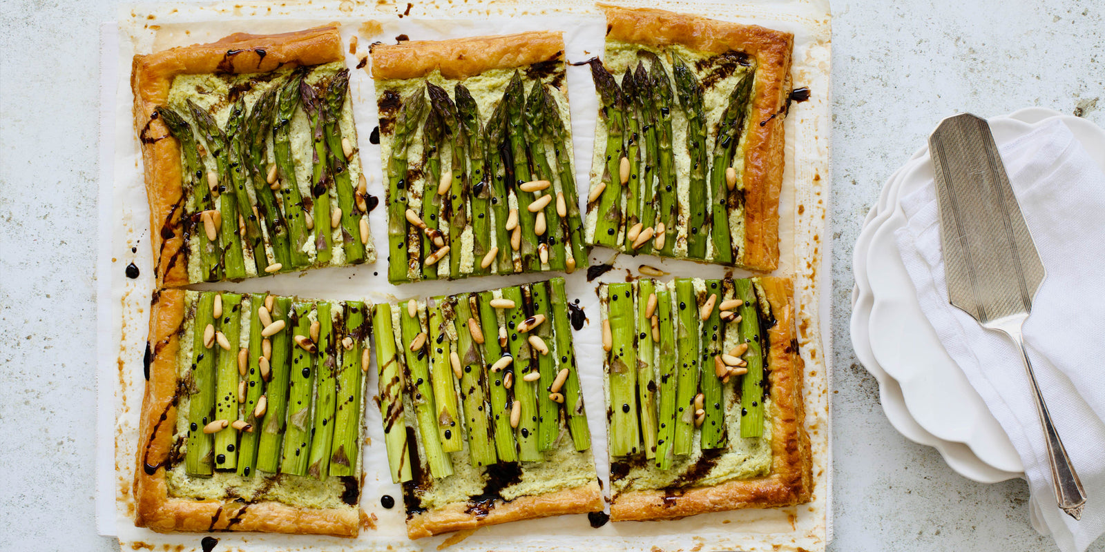 Spring Asparagus and Ricotta Tart