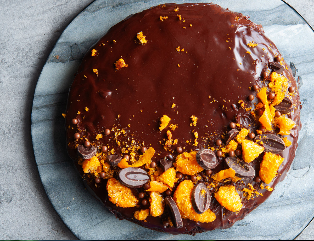 Valrhona Chocolate, Orange and Olive Oil Cake