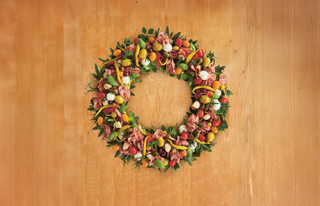 Antipasto wreath