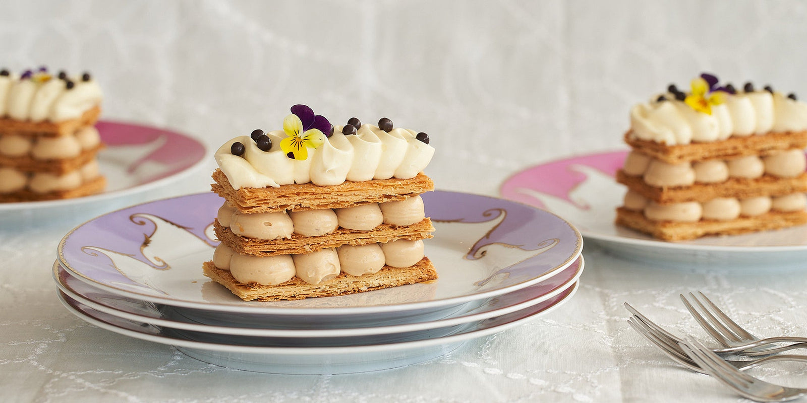 Sabato Recipe for Mille Feuilles With Dulcey Namelaka Cream