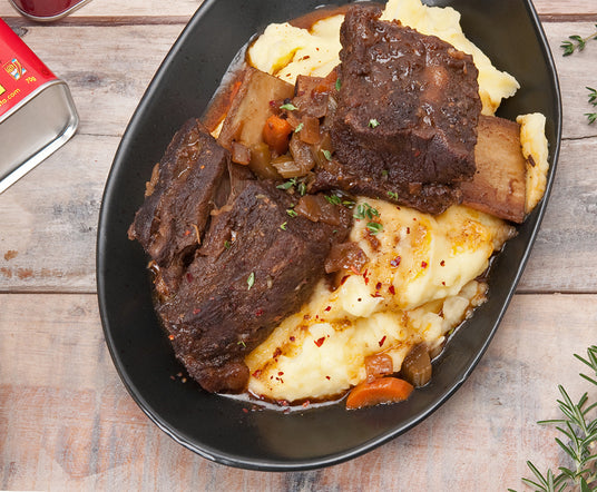 Braised Beef Short Ribs with Smoked Paprika Rub