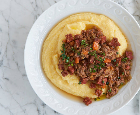 No-Stir Traditional Polenta