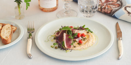 Sabato Recipe for Seared Tuna with Tonnato mousse