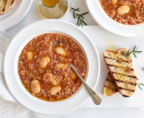 Tuscan Farro & Bean Soup (Zuppa di Farro) Recipe