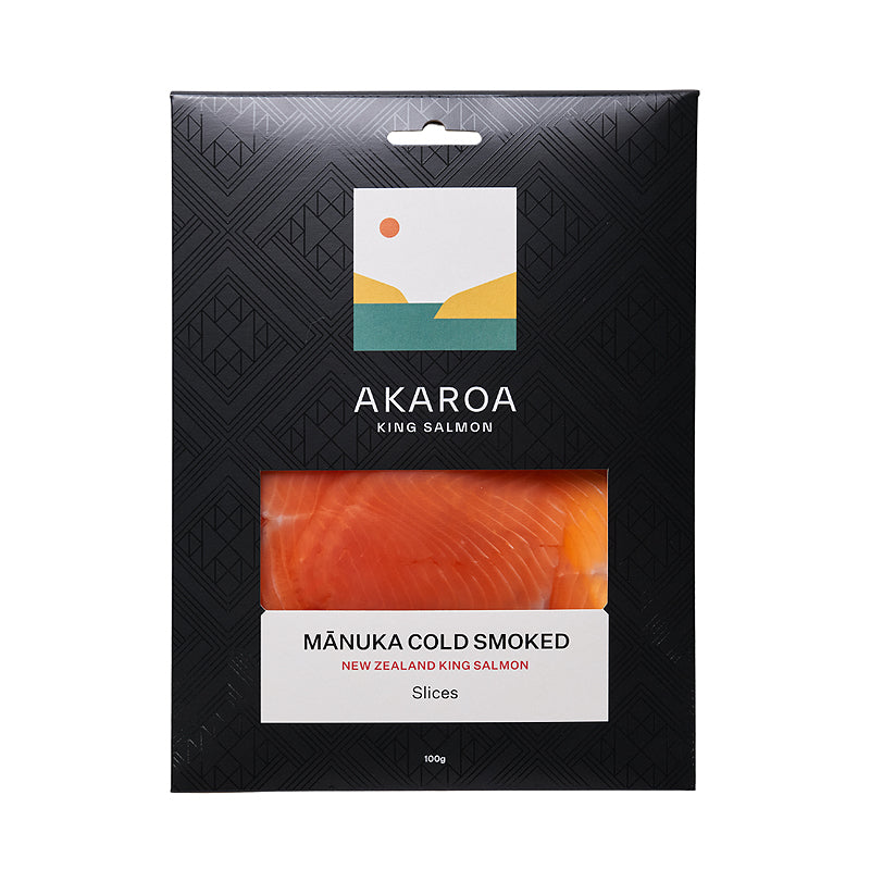 Akaroa Mānuka Cold Smoked Salmon 100g | Sabato Auckland, New Zealand