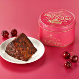 Buckingham Cherry Fruit Cake with Kirsch in Vintage Tin Cut 425g | New Zealand Delivery | Sabato Auckland