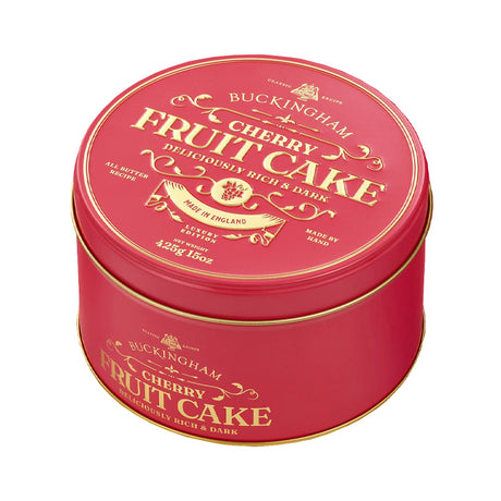 Buckingham Cherry Fruit Cake with Kirsch in Vintage Tin 425g | New Zealand Delivery | Sabato Auckland