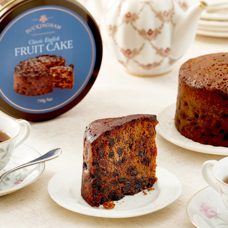Buckingham Classic English Fruit Cake Cut 750g Tin | Traditional Christmas Cake | New Zealand Delivery | Sabato Auckland