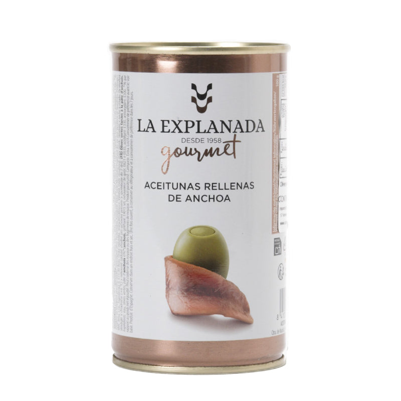 La Explanada Anchovy Stuffed Olives 350g | Buy Spanish Olives Online | Sabato Auckland