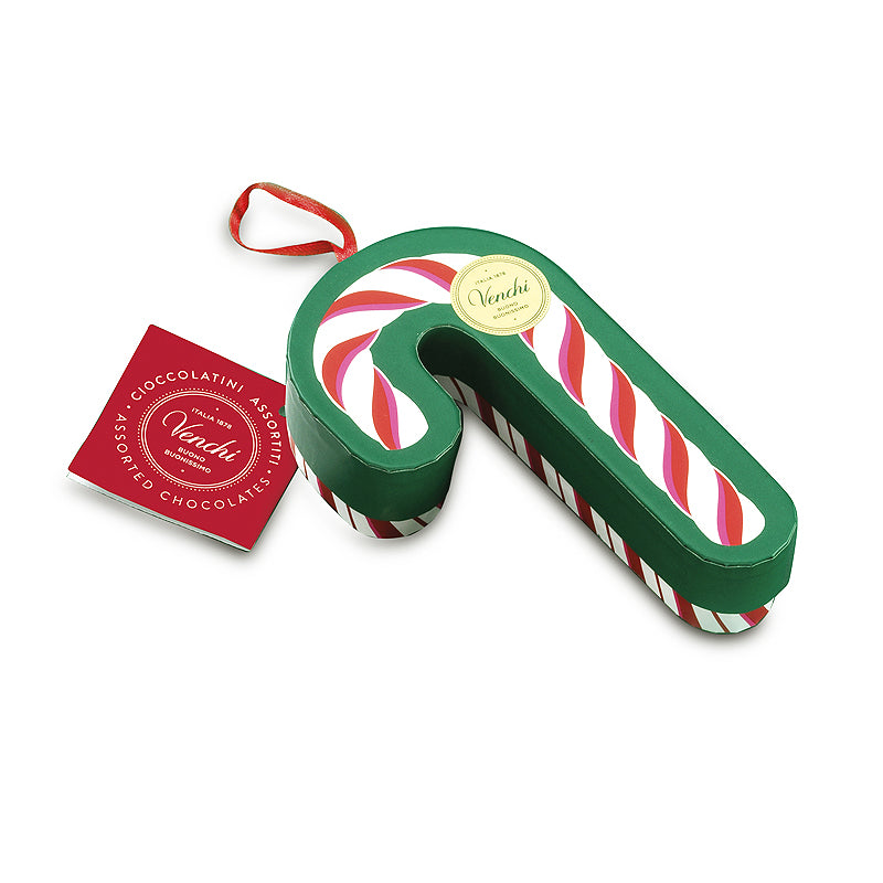 Venchi Hanging Christmas Candy Cane 62g | Artisan Italian Chocolate & Confectionery | New Zealand Delivery | Sabato Auckland