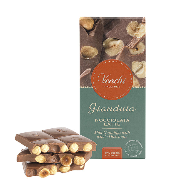 Venchi Gianduja Milk Chocolate Tablet 95g | New Zealand Delivery | Sabato Auckland