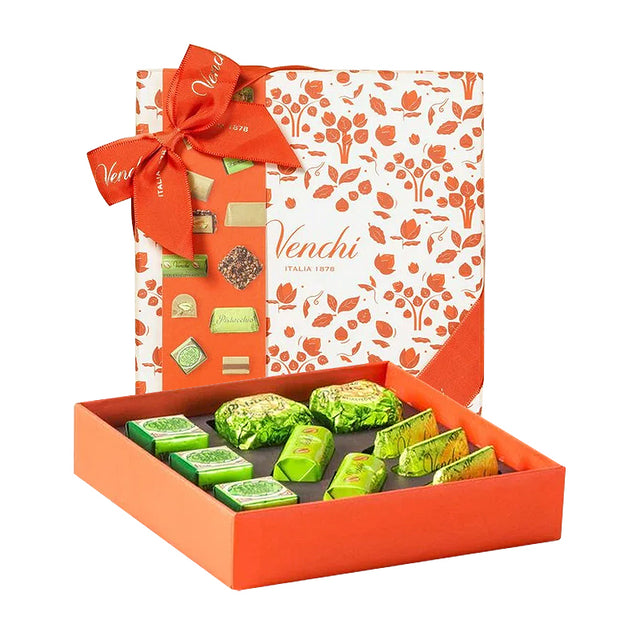 Venchi Pistachio Selection Square Gift Box 128g | Italian Chocolates | New Zealand Delivery | Sabato Auckland