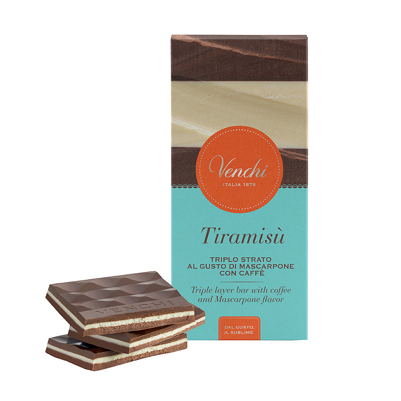 Venchi Tiramisu Chocolate Tablet 110g | Artisan Italian Chocolate & Confectionery | New Zealand Delivery | Sabato Auckland