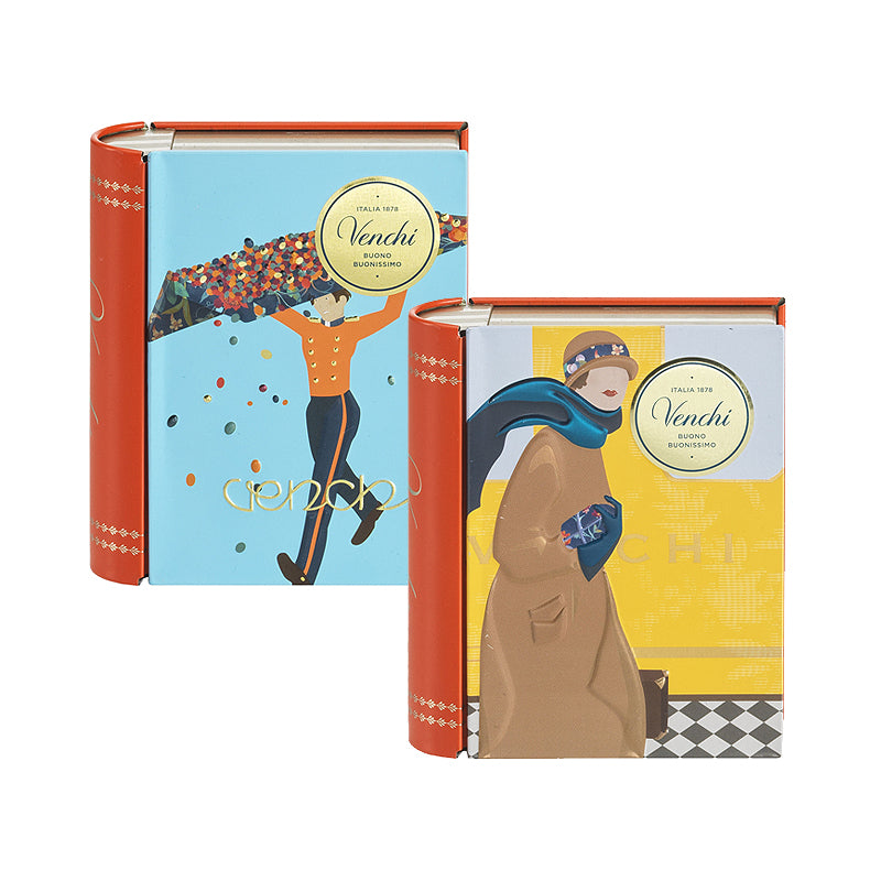 Venchi Vintage Mini Book Tin 114g | Italian Chocolate | New Zealand Delivery | Sabato Auckland