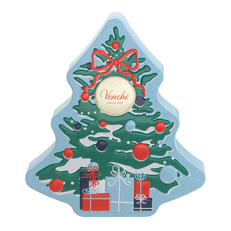 Venchi Christmas Tree Tin 223g | Italian Christmas Chocolates | New Zealand Delivery | Sabato Auckland