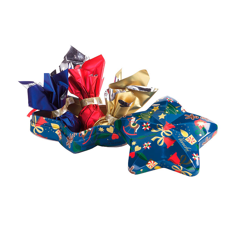 Venchi Hanging Christmas Star 36g ~ Blue | Artisan Italian Christmas Chocolate & Confectionery | New Zealand Delivery | Sabato Auckland