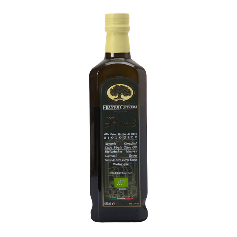 Cutrera Primo Organic Extra Virgin Olive Oil 500ml | Sicilian Extra Virgin Olive Oil | Shop Sabato Auckland