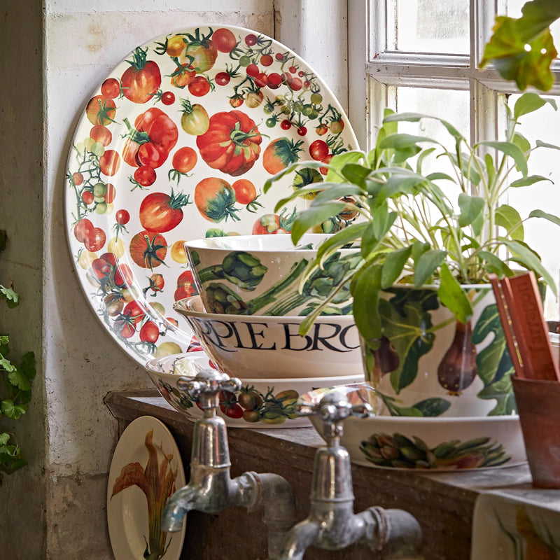 Emma Bridgewater Medium Oval Platter ~ Tomato | British Ceramics | Sabato, Auckland, New Zealand